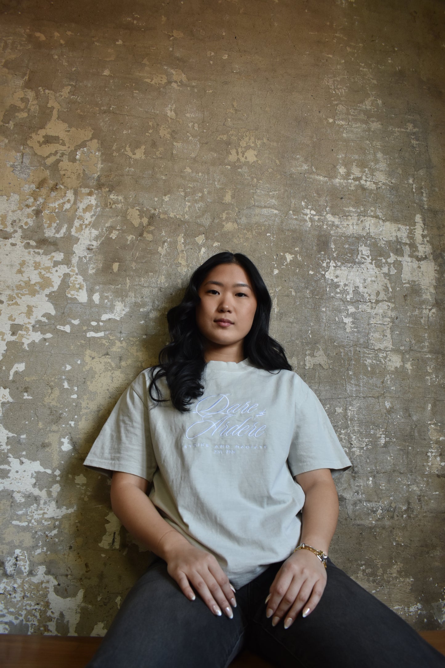 NAMESAKE - Cream Monochrome T-Shirt